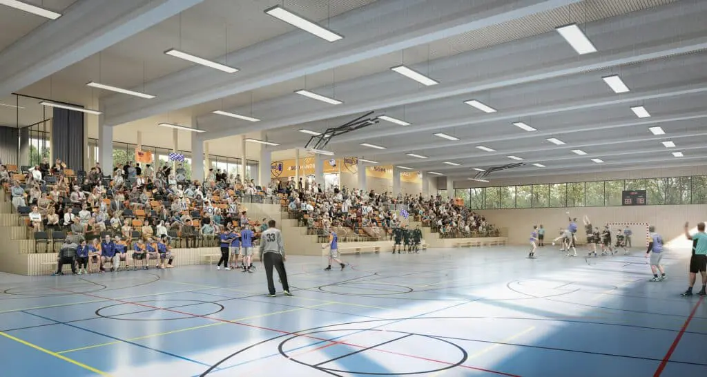 Monheim: Erste 8fach Sporthalle in Europa