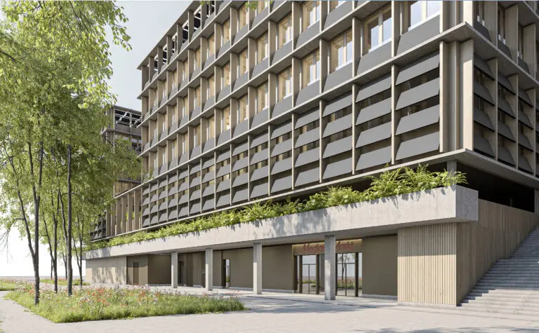 Bildungscampus West (BCW) als Rendering