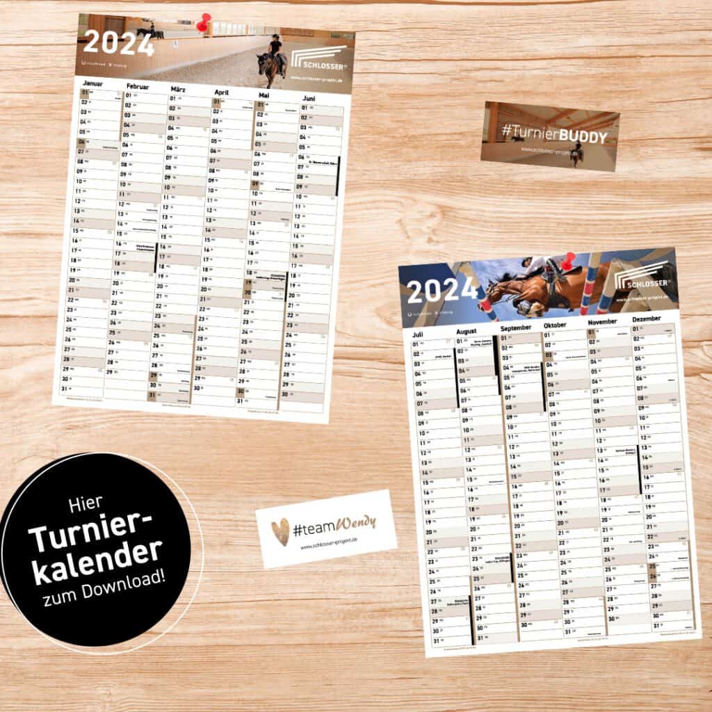 SCHLOSSER Pferdekalender 2024