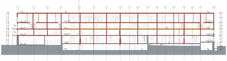 3D Rendering der Aufstockung in Holzbauweise beim Bauvorhaben Kloster Reimlingen