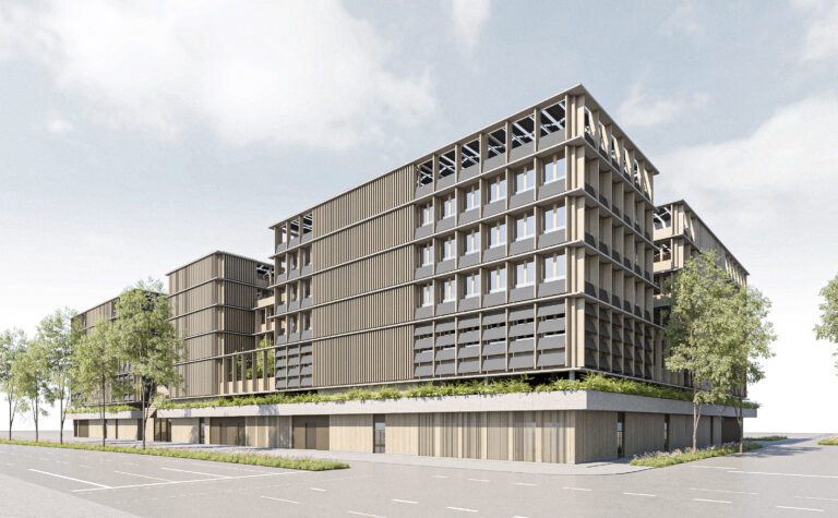 Bildungscampus West (BCW) als Rendering