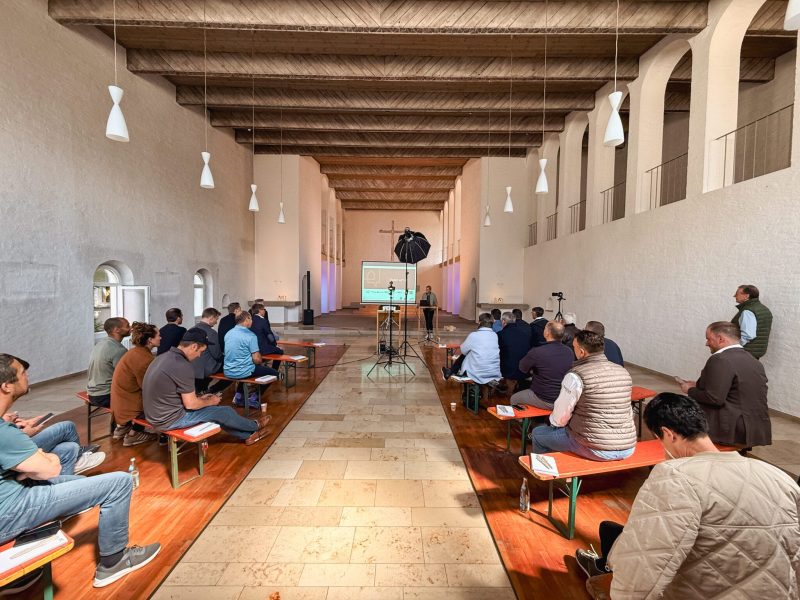 Schlosser Planprojekt und Schlosser Holzbau bei der Veranstaltung "Netzwerktreffen 2026" im Kloster in Reimlingen inklusive Baustellenbesichtigung