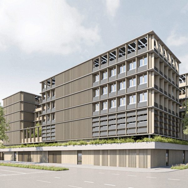 Bildungscampus West (BCW) als Rendering